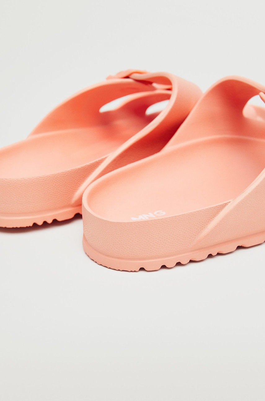 

Дитячі шльопанці Mango Kids Paut колір помаранчевий