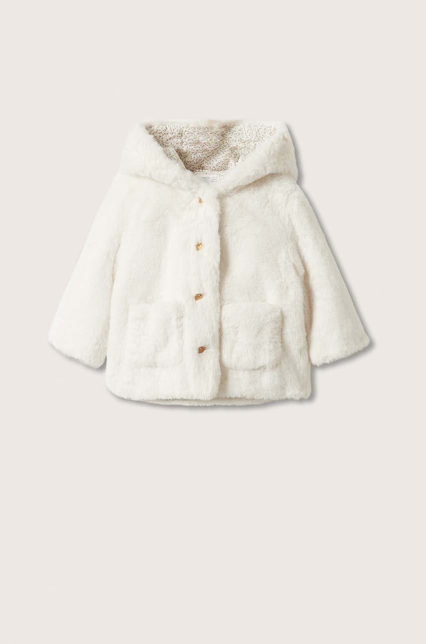 

Детско палто Mango Kids в бежово, Бежов
