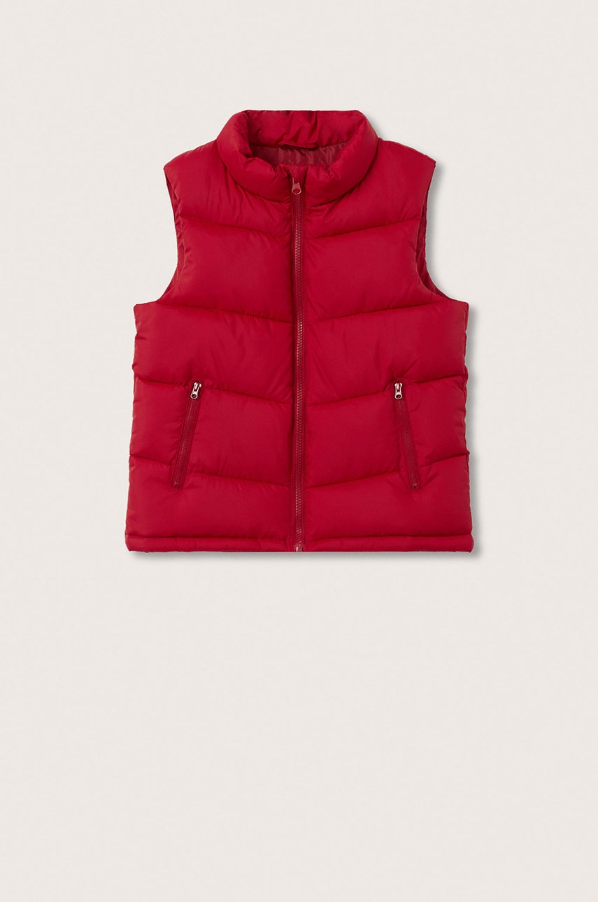 

Детски елек Mango Kids в червено, Червен