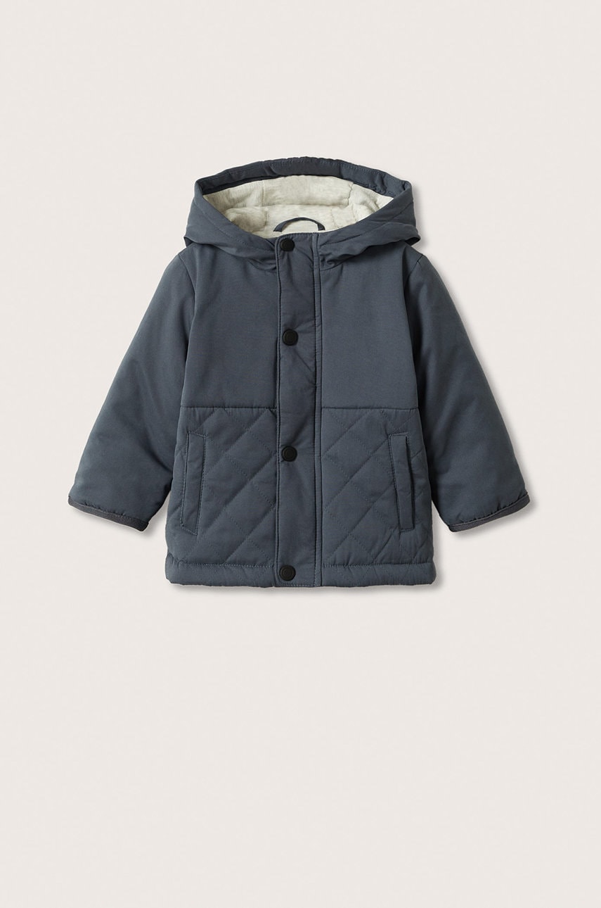 Mango kids geaca culoarea albastru marin