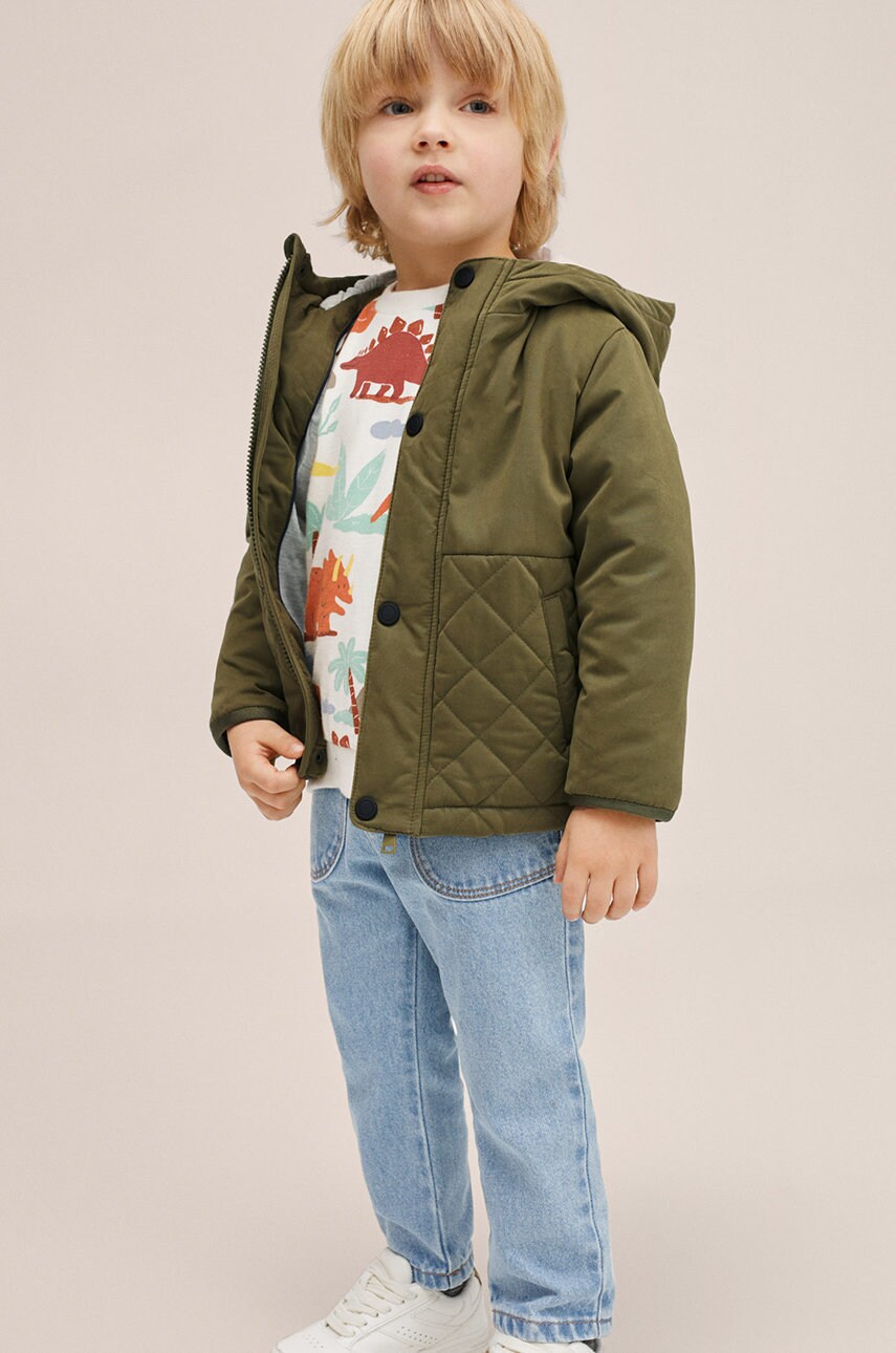 Mango kids geaca culoarea maro