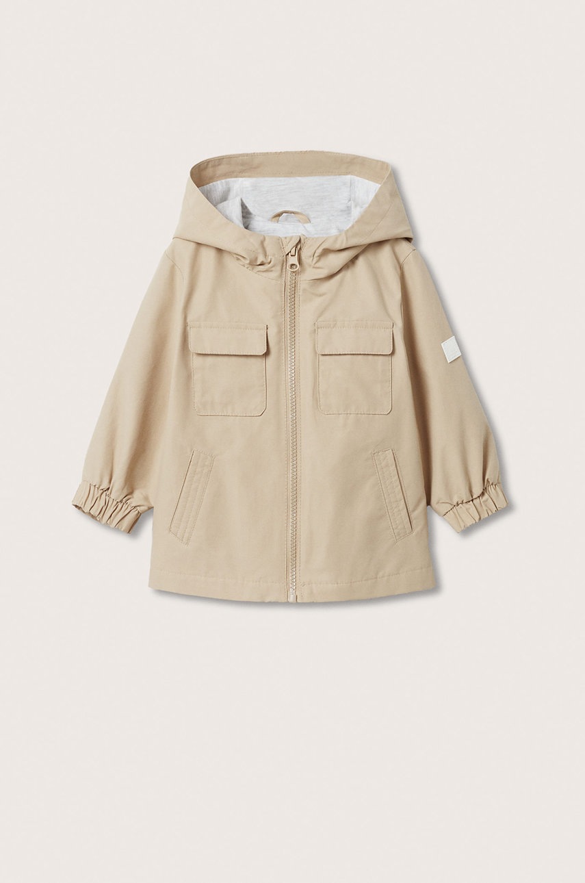 

Детско яке Mango Kids в бежово, Бежов