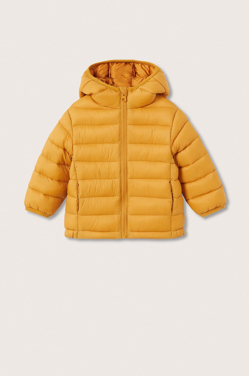 

Детско яке Mango Kids в жълто, Жълт