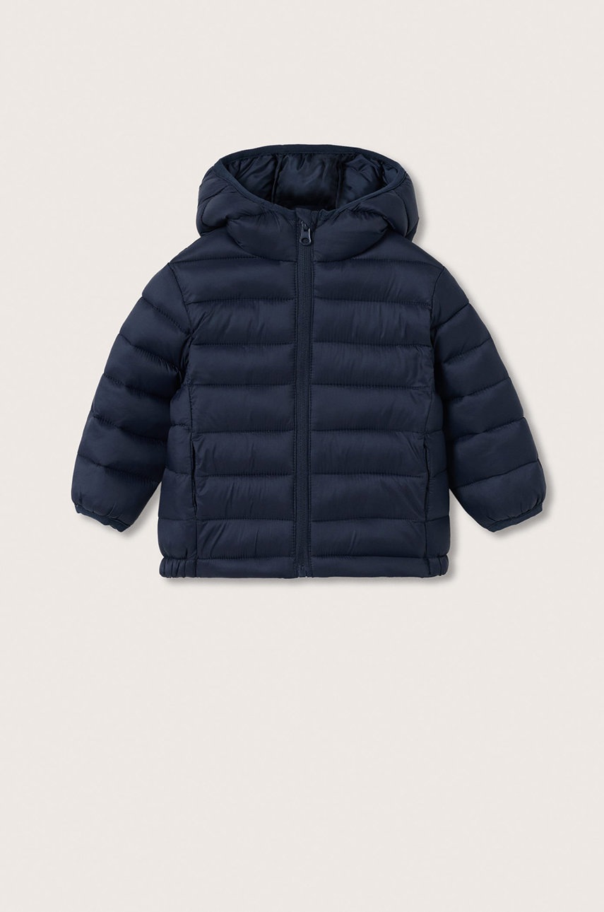 

Детско яке Mango Kids в тъмносиньо, Тъмносин