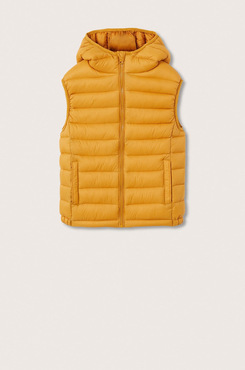 

Детски елек Mango Kids в жълто, Жълт
