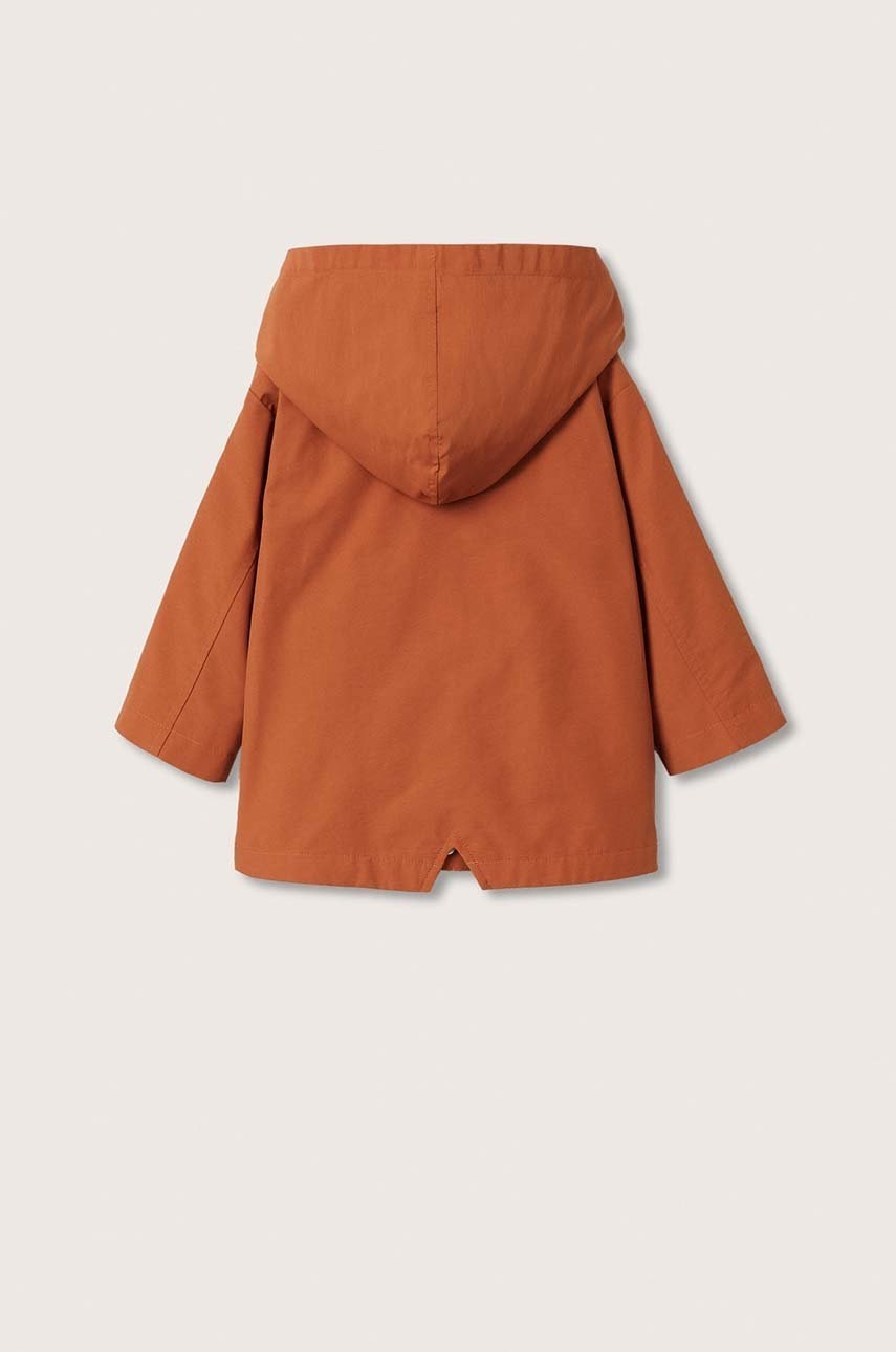

Дитяча куртка Mango Kids Proa колір помаранчевий