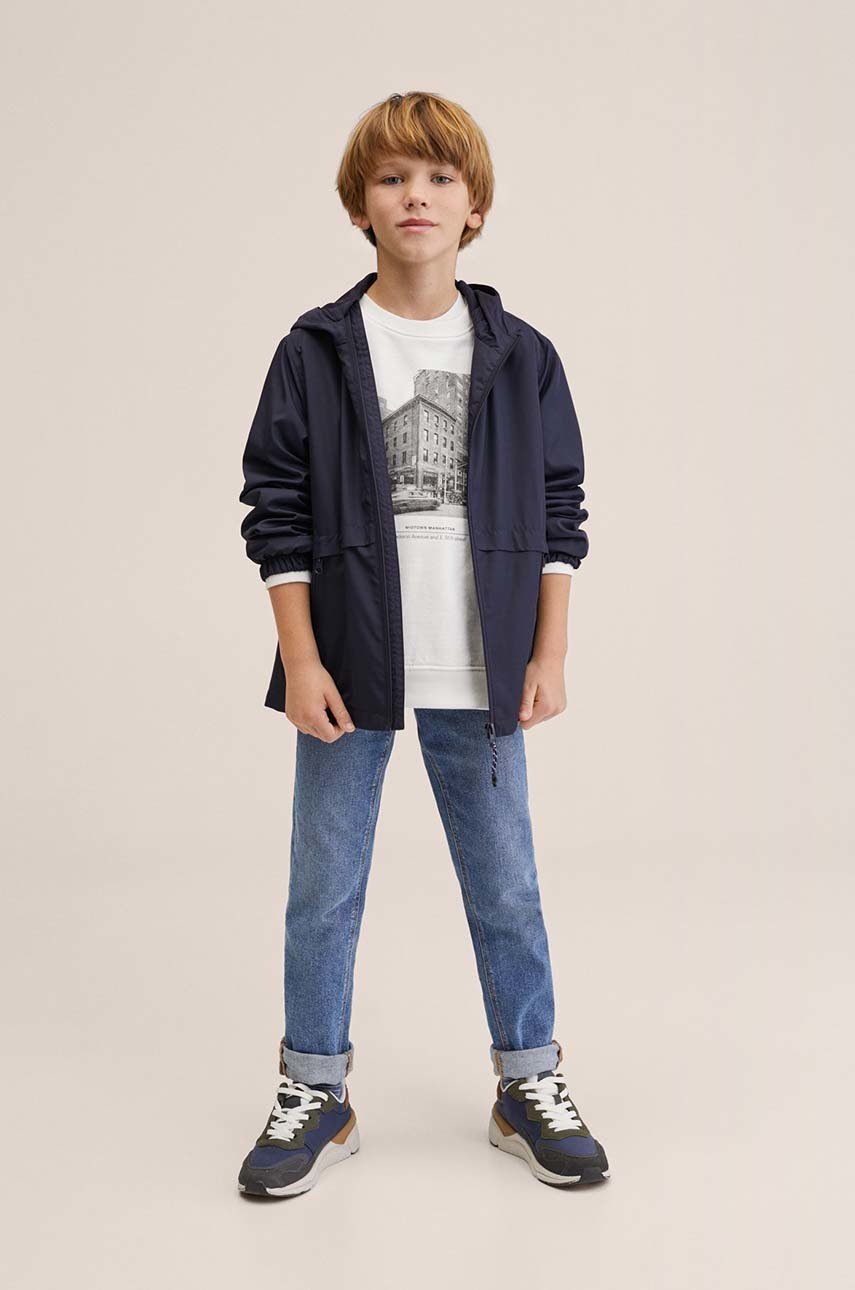 

Детская куртка Mango Kids Chicago2 цвет синий