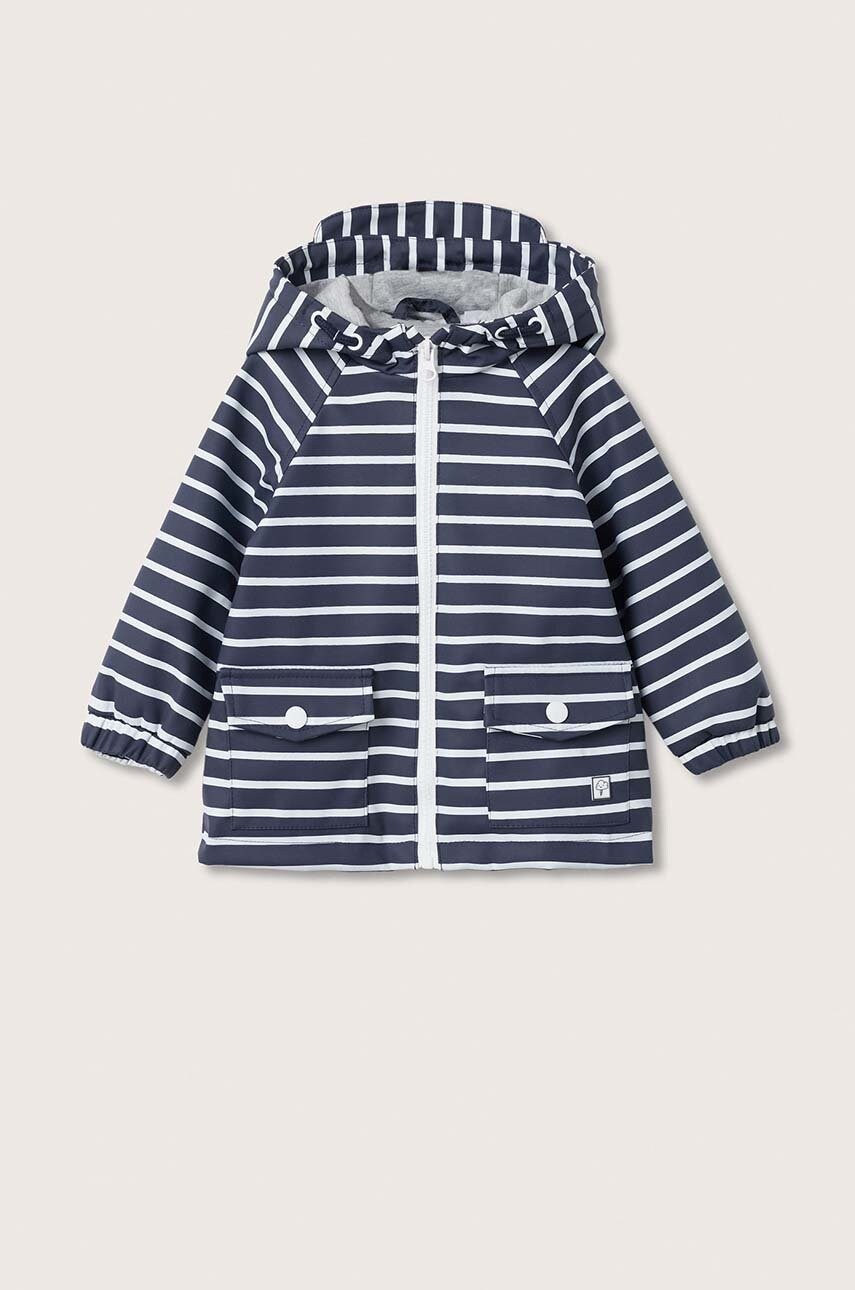 

Детско непромокаемо яке Mango Kids Rainr в тъмносиньо, Тъмносин