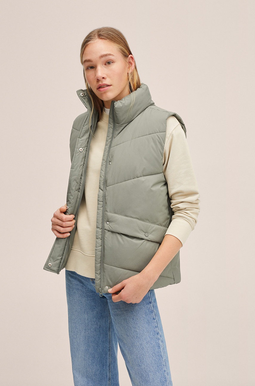 

Детски елек Mango Kids в кафяво, Кафяв