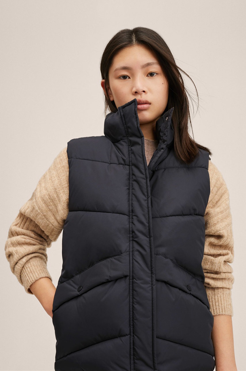 

Дитяча безрукавка Mango Kids колір чорний