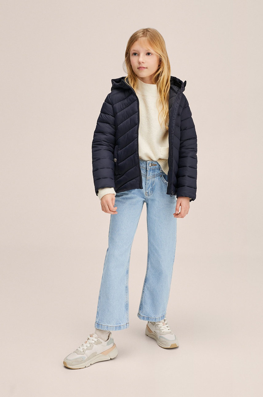 

Дитяча куртка Mango Kids колір синій