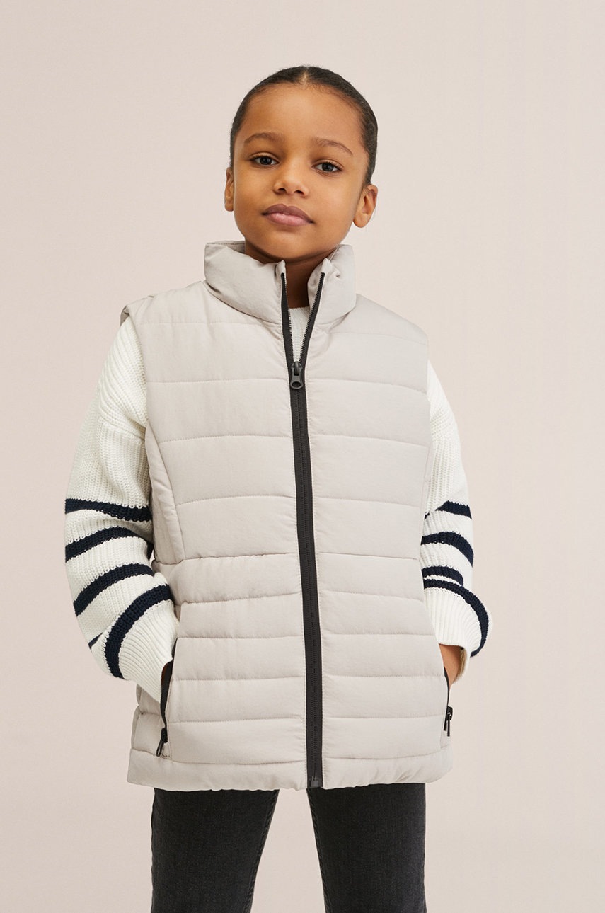 

Детски елек Mango Kids в бежово, Бежов