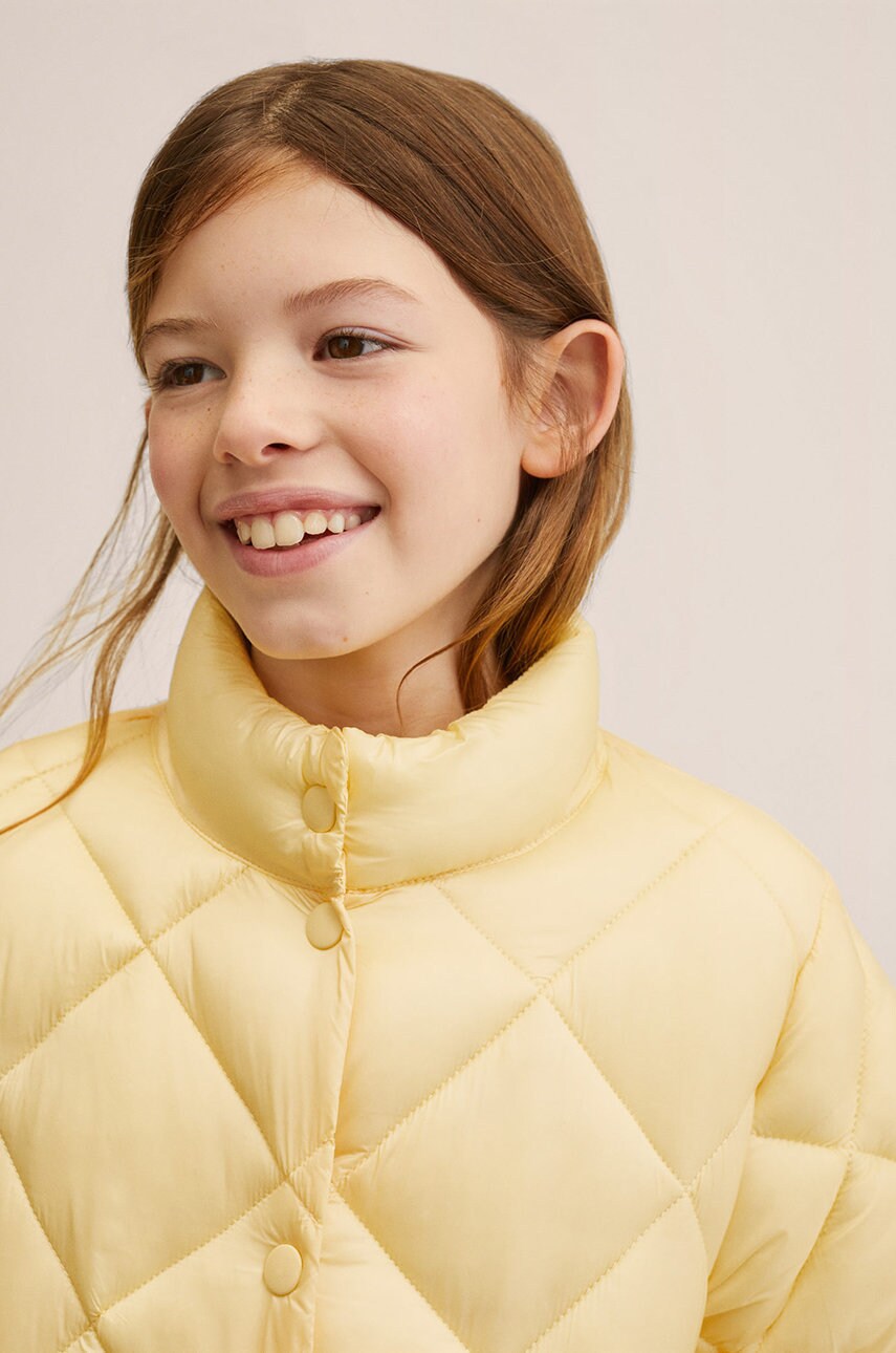 

Дитяча куртка Mango Kids Alo2 колір жовтий