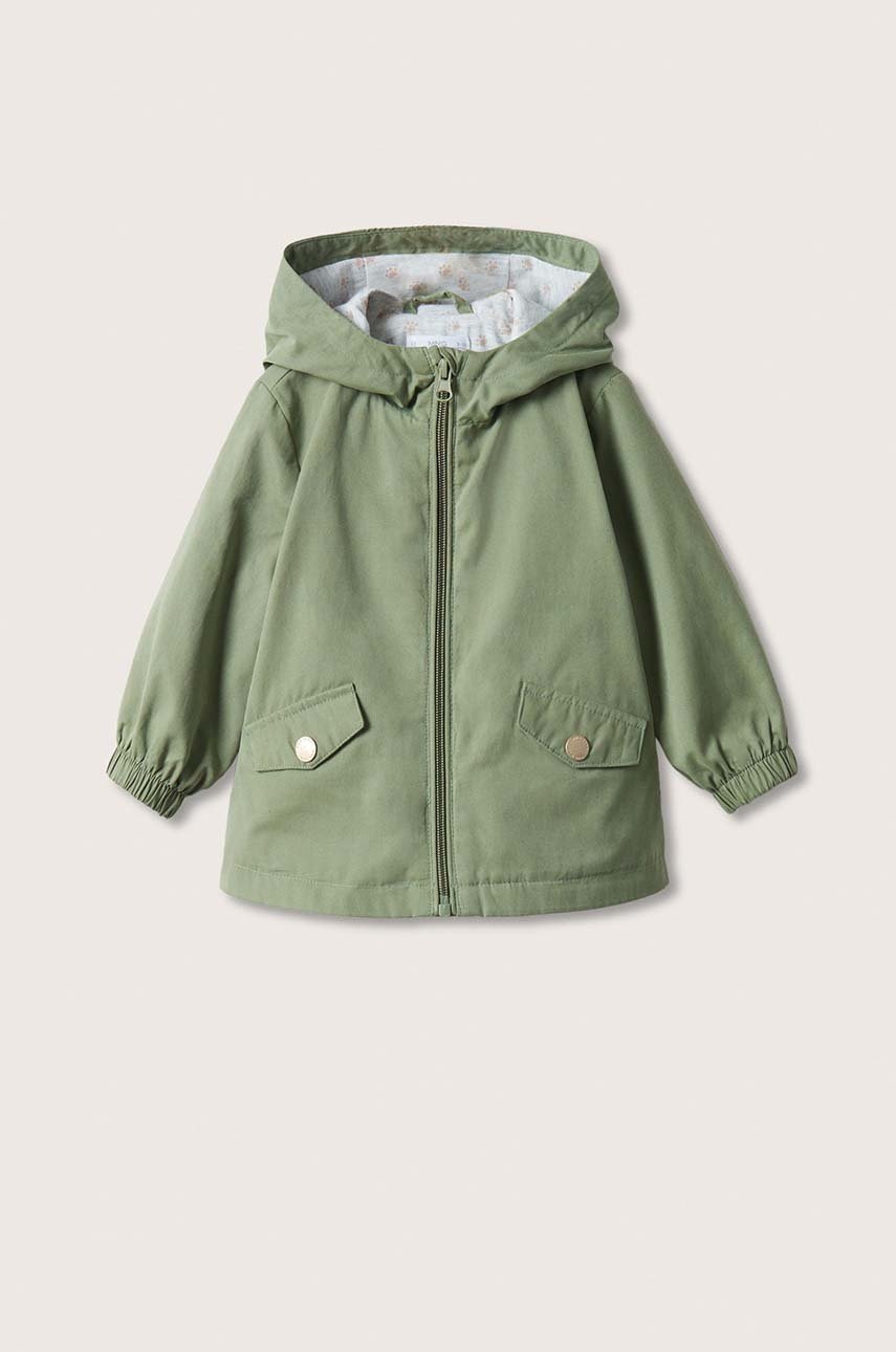 

Дитяча куртка Mango Kids Safari колір коричневий