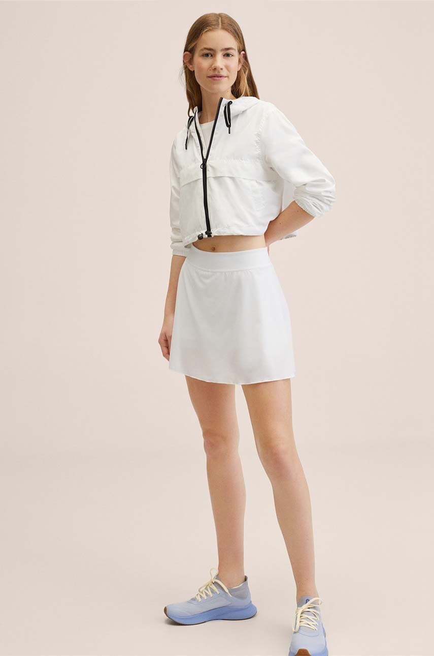 

Дитяча куртка Mango Kids Rose колір білий