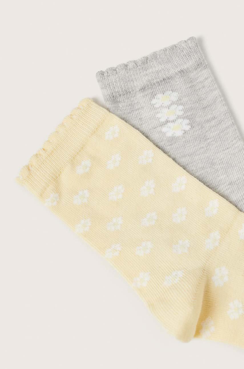 

Детские носки Mango Kids Margui (2-pack) цвет серый
