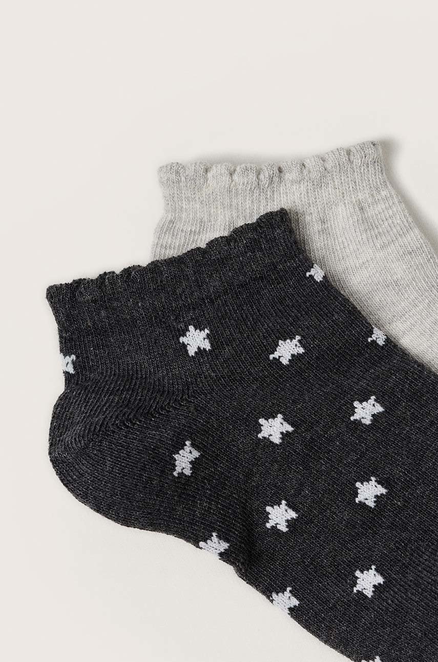 

Дитячі шкарпетки Mango Kids Star (2-pack) колір чорний