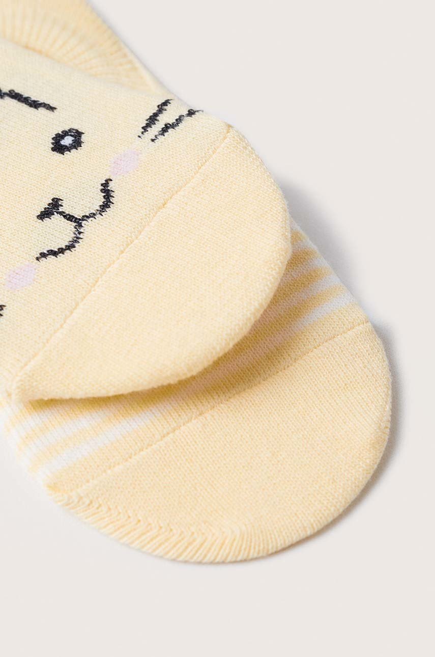 

Дитячі шкарпетки Mango Kids Yellow колір жовтий