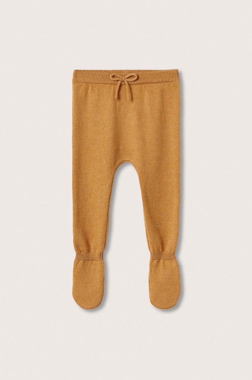 

Бебешки ританки Mango Kids в жълто, Жълт