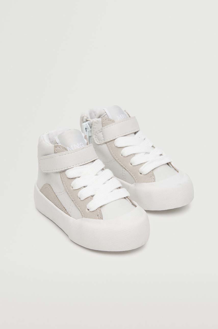 

Дитячі черевики Mango Kids Nico колір білий