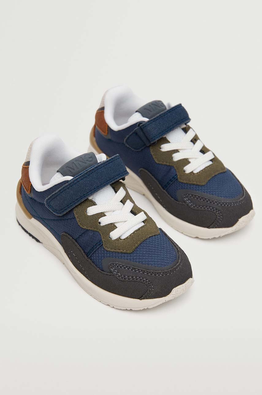 

Дитячі черевики Mango Kids Marc колір синій