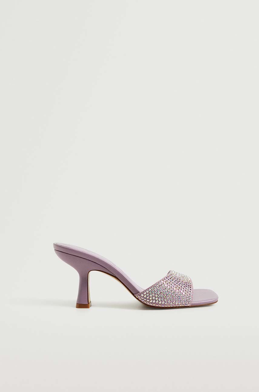 Mango papuci femei, culoarea roz, cu toc cui 2022 ❤️ Pret Super answear imagine noua 2022