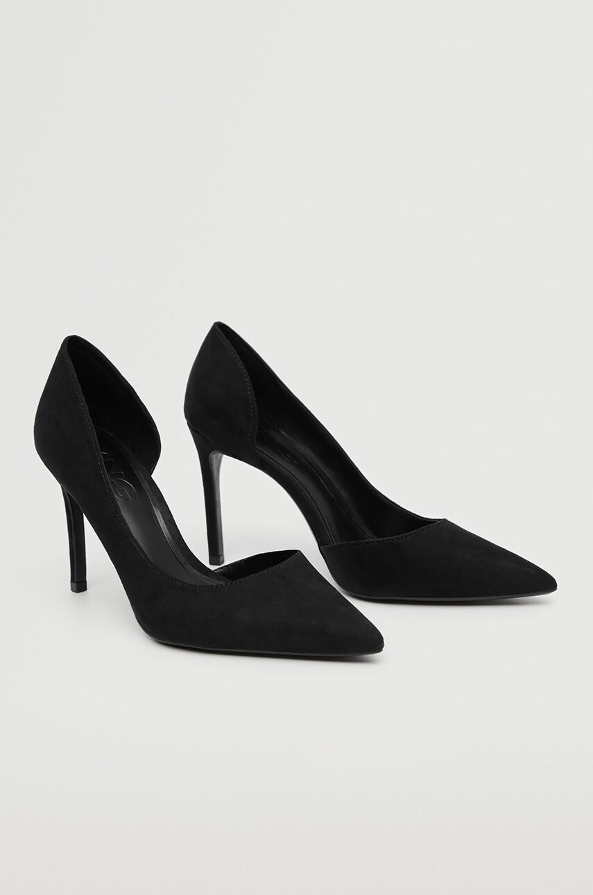 

Туфли Mango Audrey5 цвет чёрный каблук кирпичик