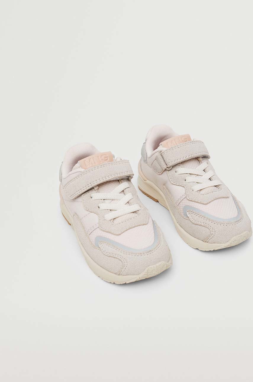 

Детские ботинки Mango Kids Ramon цвет белый