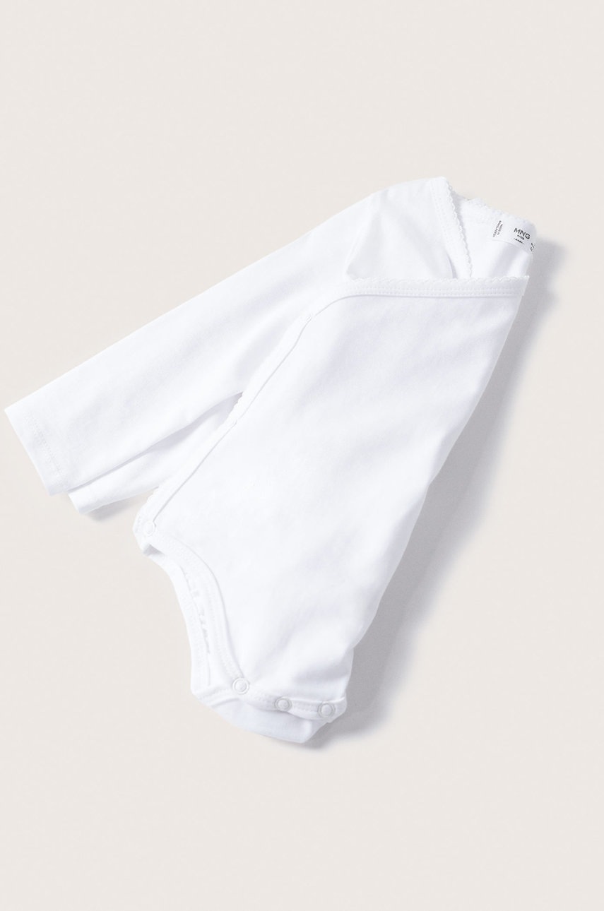 

Боді для немовлят Mango Kids колір білий