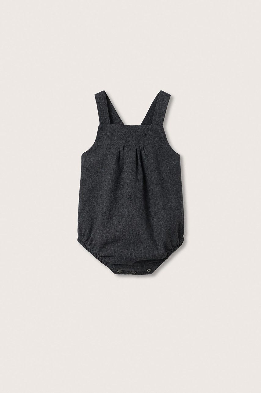 Mango Kids body bebe culoarea gri 2023 ❤️ Pret Super answear imagine noua 2022