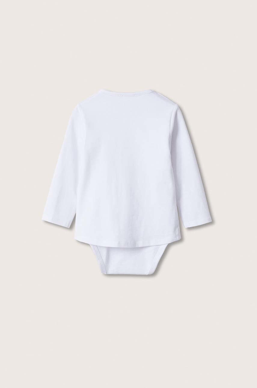 

Боди для младенцев Mango Kids цвет белый