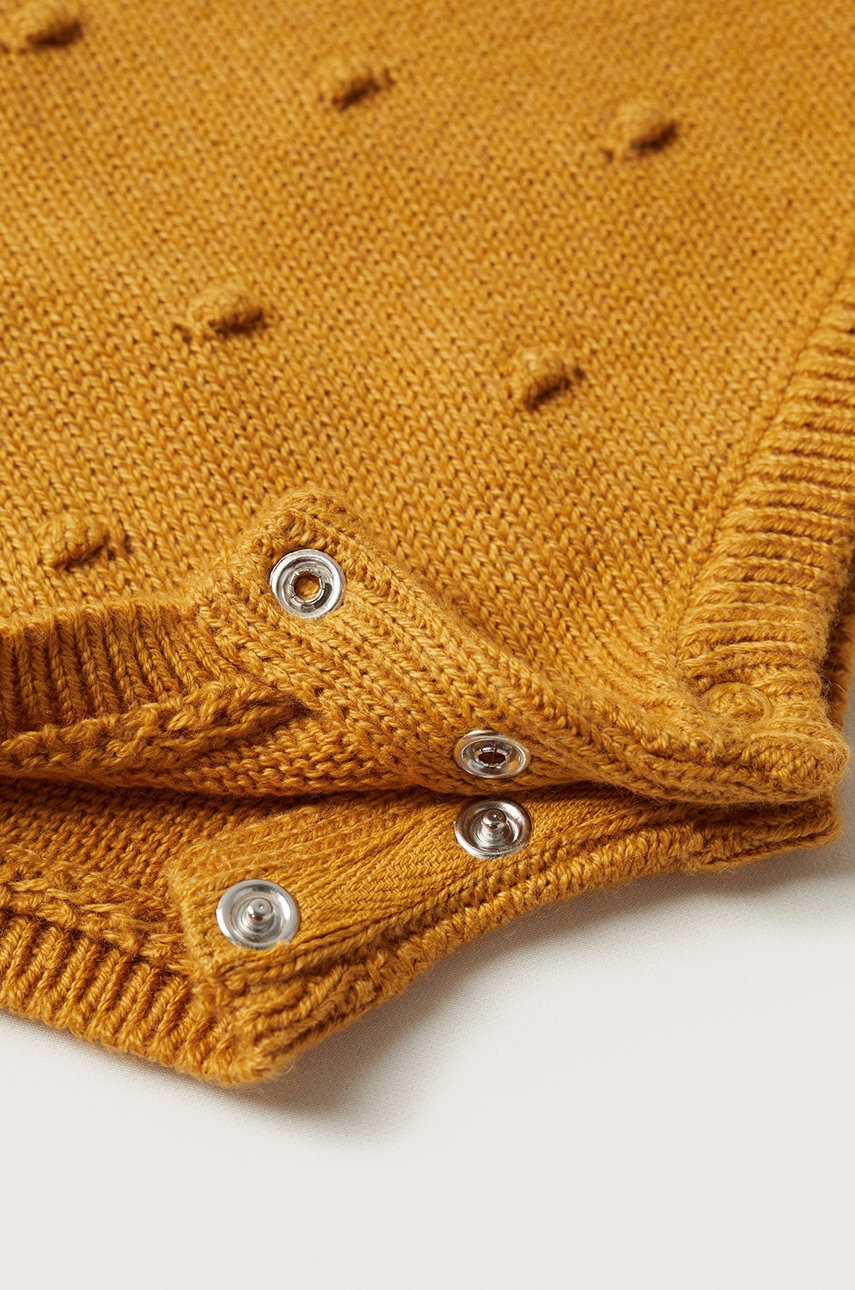 

Боді для немовлят Mango Kids колір жовтий