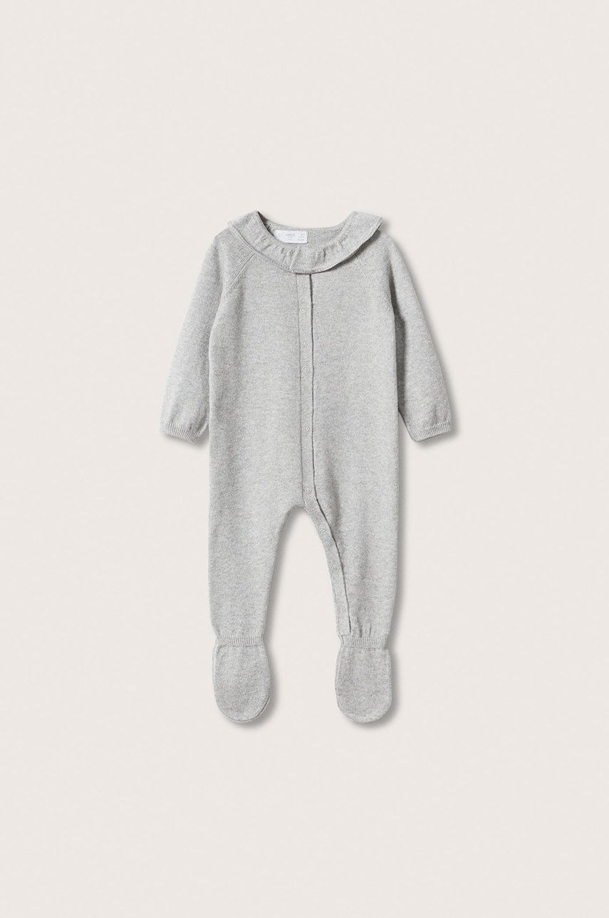 Mango Kids costum bebe culoarea gri 2023 ❤️ Pret Super answear imagine noua 2022