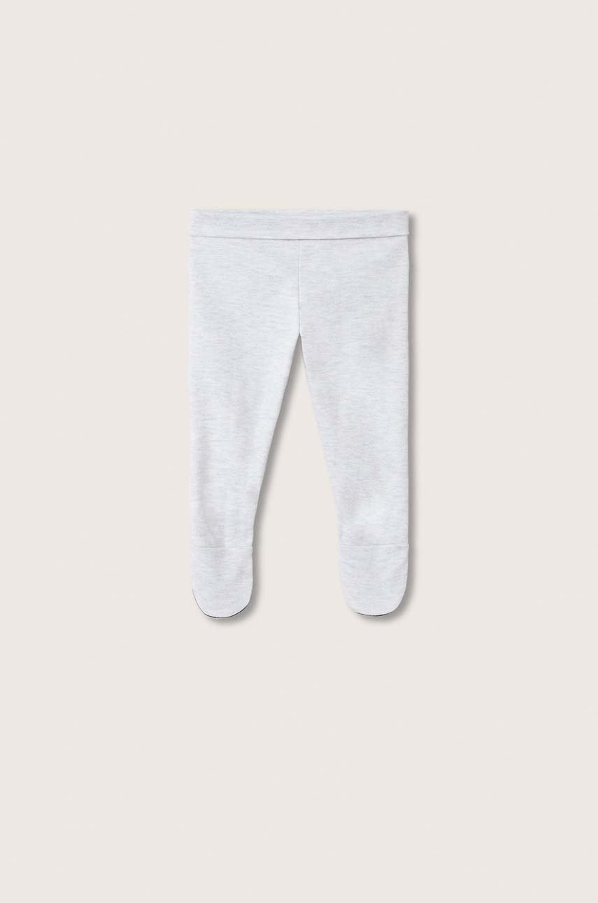

Бебешки ританки Mango Kids в сиво, Сив