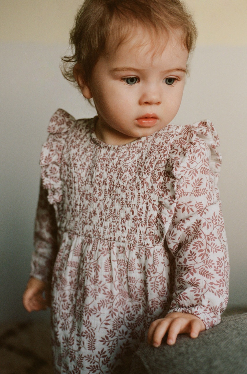 

Комплект для младенцев Mango Kids цвет бордовый