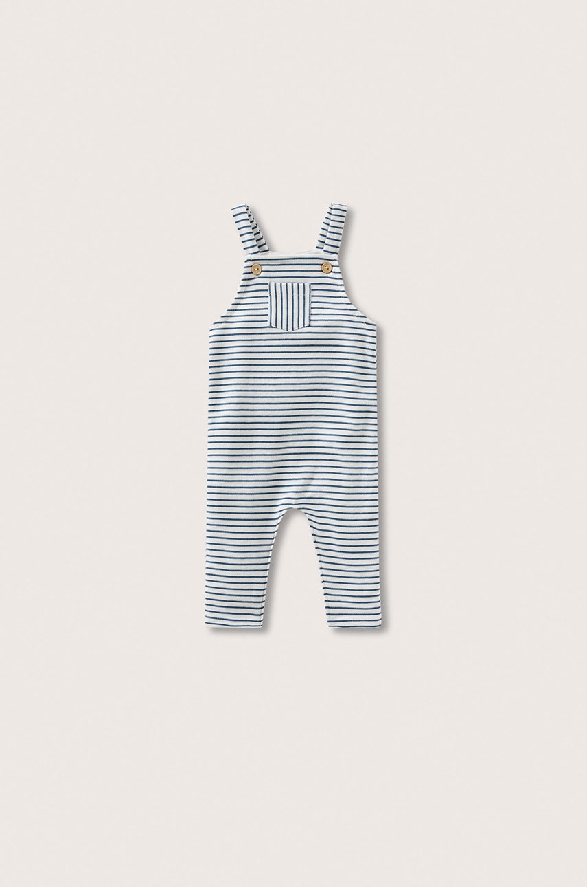 

Бебешки памучни ританки Mango Kids Epiro, Син