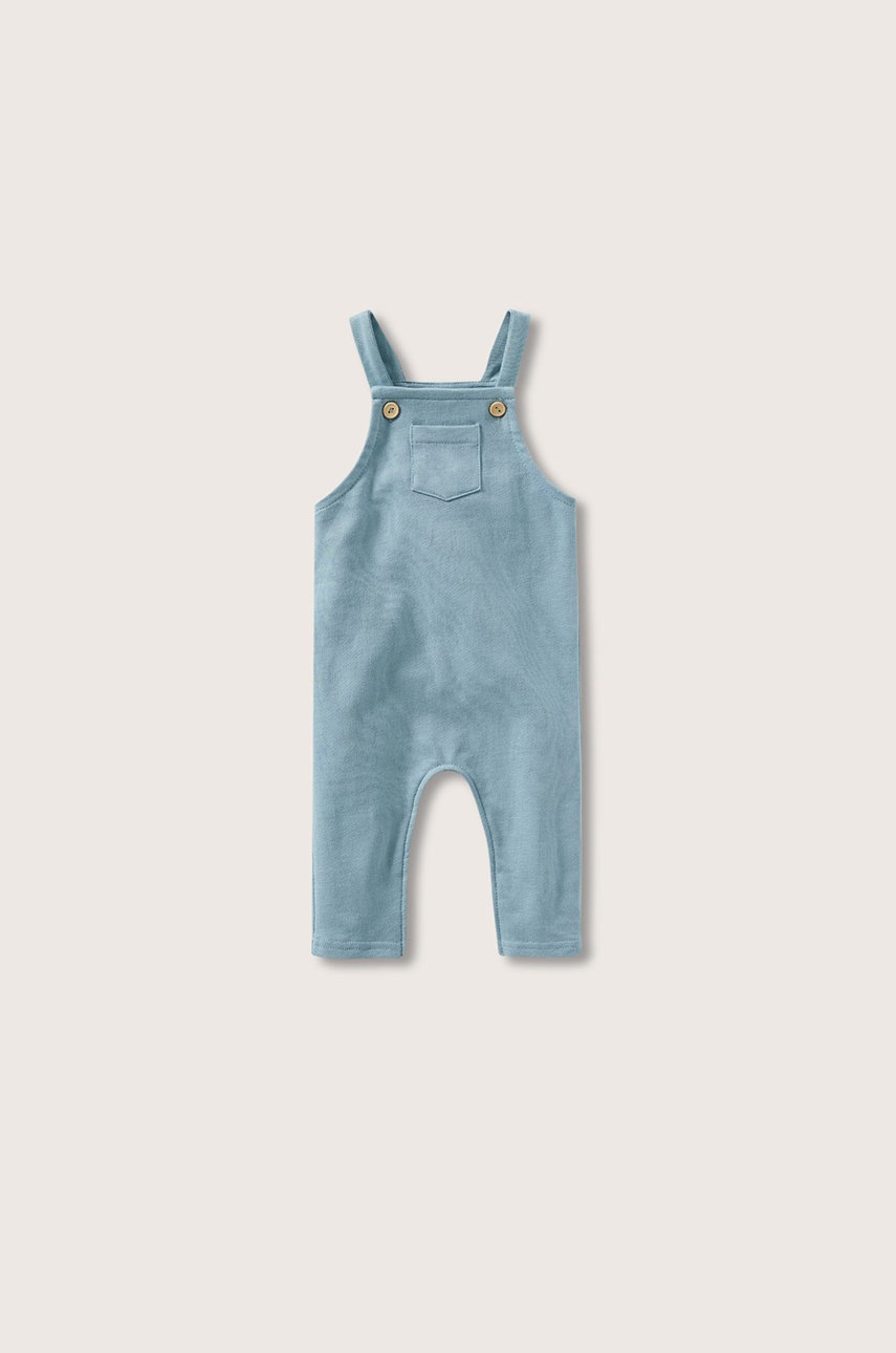 

Бебешки памучни ританки Mango Kids Epiro в зелено, Зелен