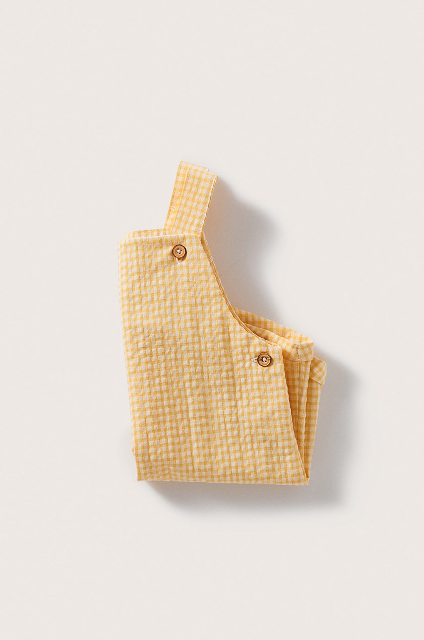 

Боді для немовлят Mango Kids Samuel колір жовтий