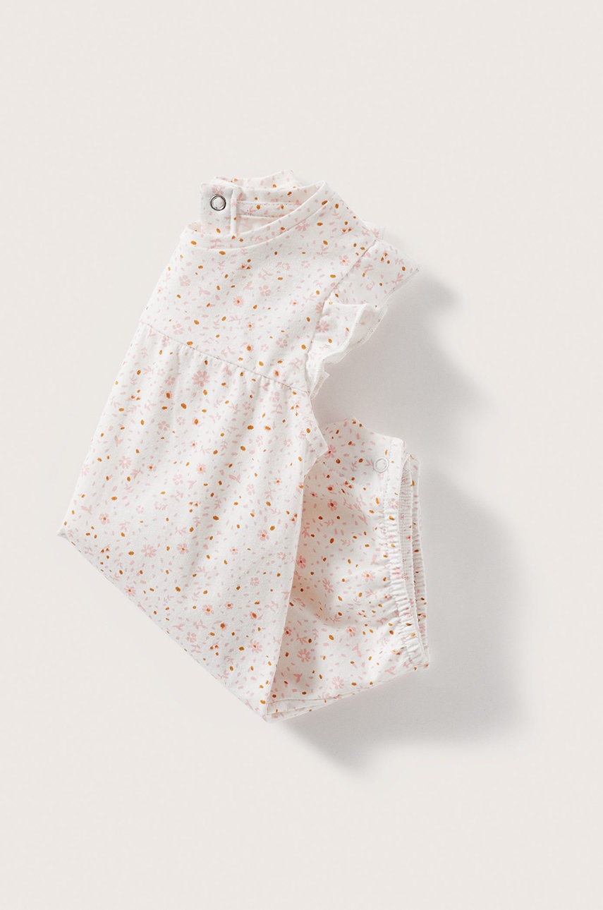 

Боді для немовлят Mango Kids Carlanb колір білий