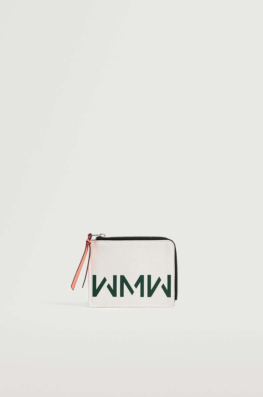 

Портфейл Mango дамски в зелено, Зелен