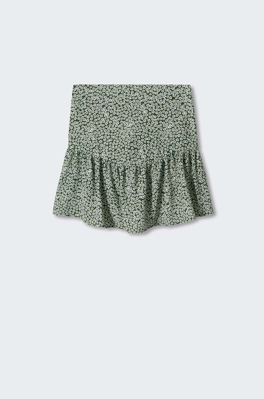 

Дитяча спідниця Mango Kids Vuelo колір коричневий mini пряма