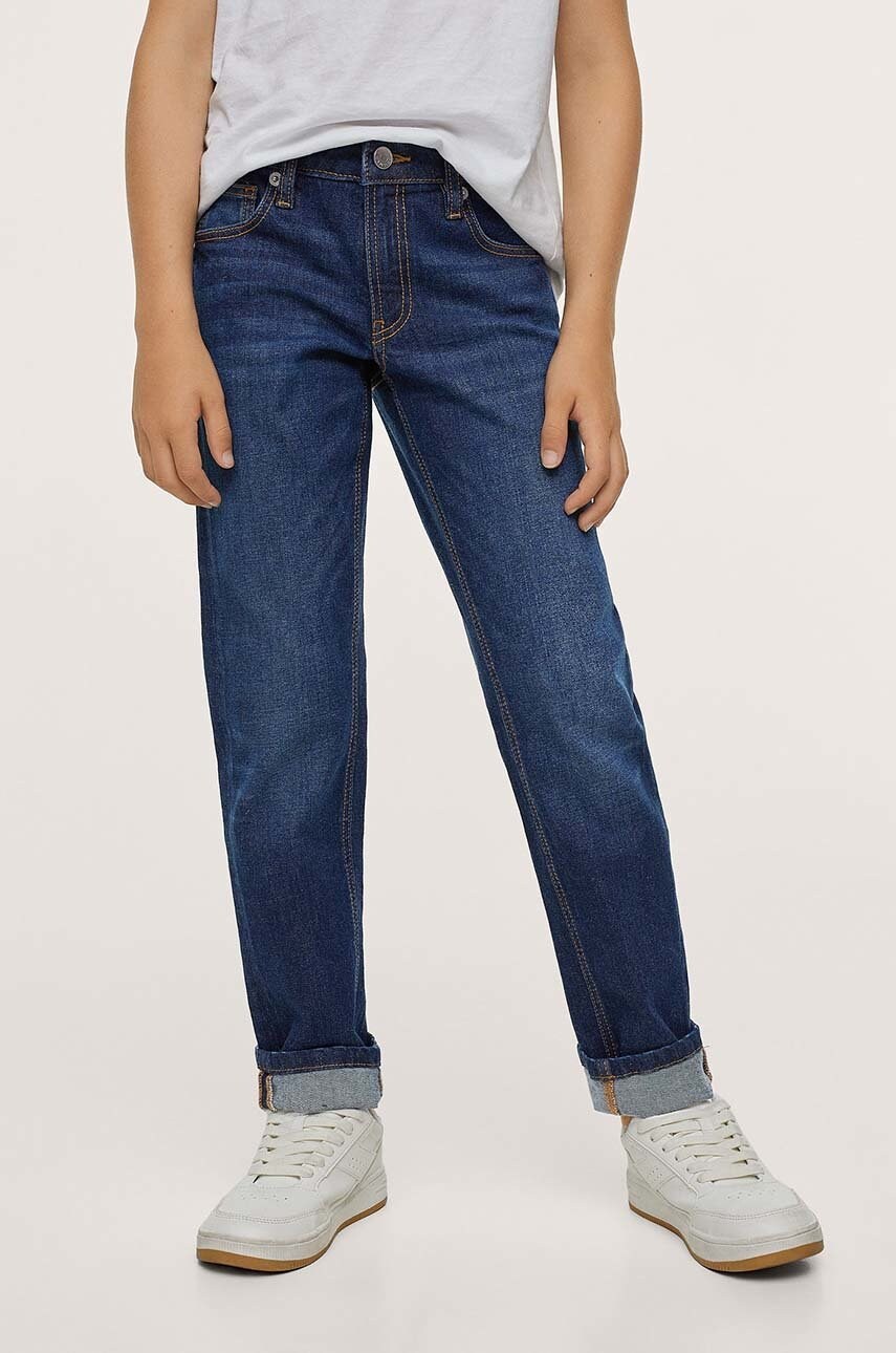 

Детски дънки Mango Kids, Тюркоазен