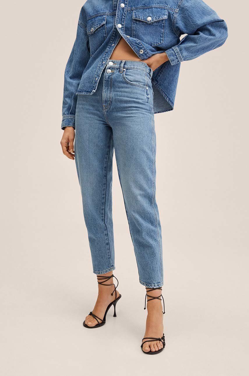 Mango jeansi Aimee femei , high waist answear.ro imagine 2022 13clothing.ro
