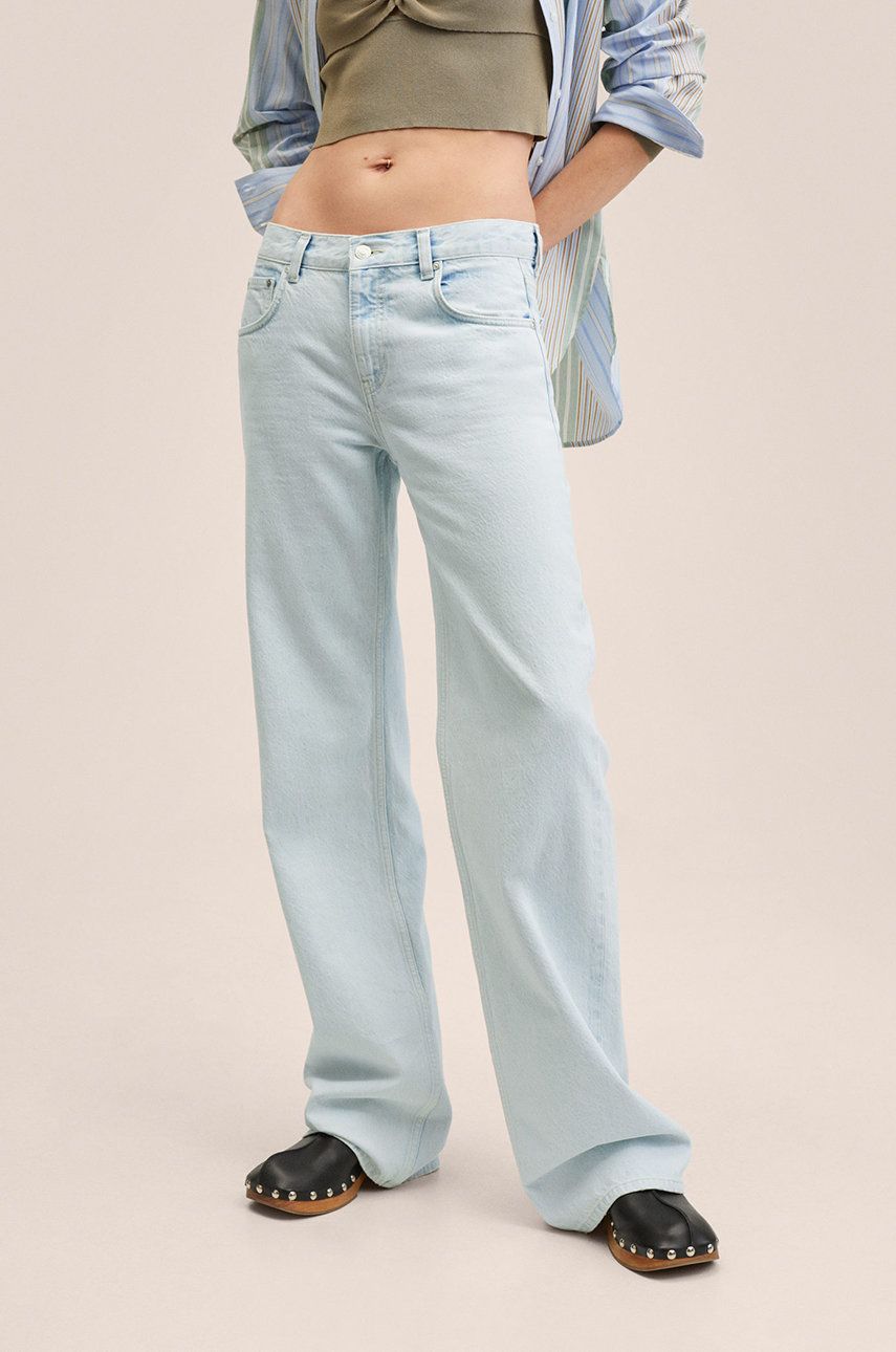 Mango jeansi Eloise femei , high waist answear.ro imagine 2022 13clothing.ro