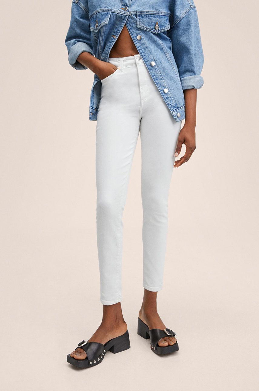 Mango jeansi Anne femei , high waist 2022 ❤️ Pret Super answear imagine noua 2022