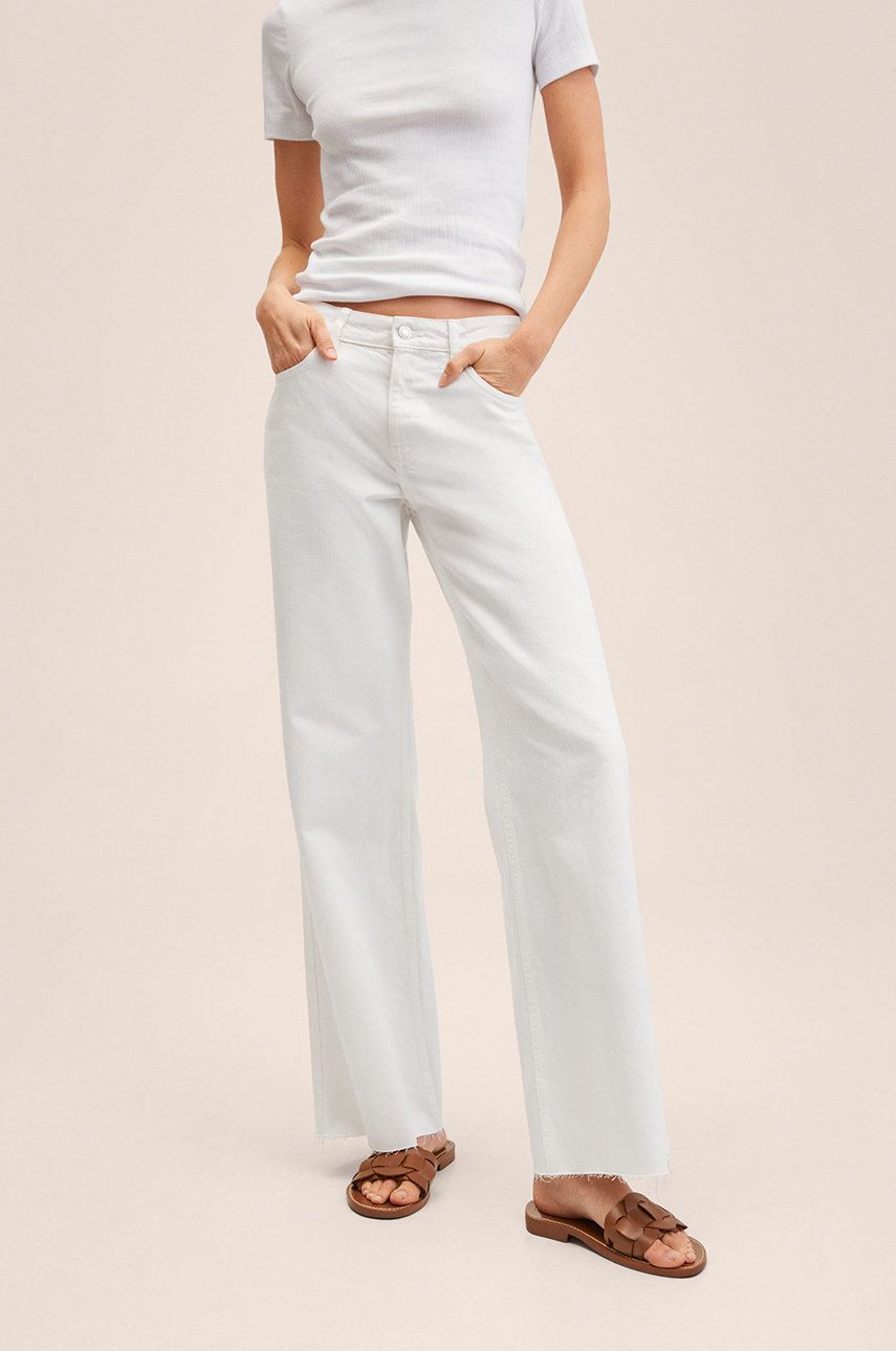 Mango jeansi Agnes femei , high waist 2023 ❤️ Pret Super answear imagine noua 2022