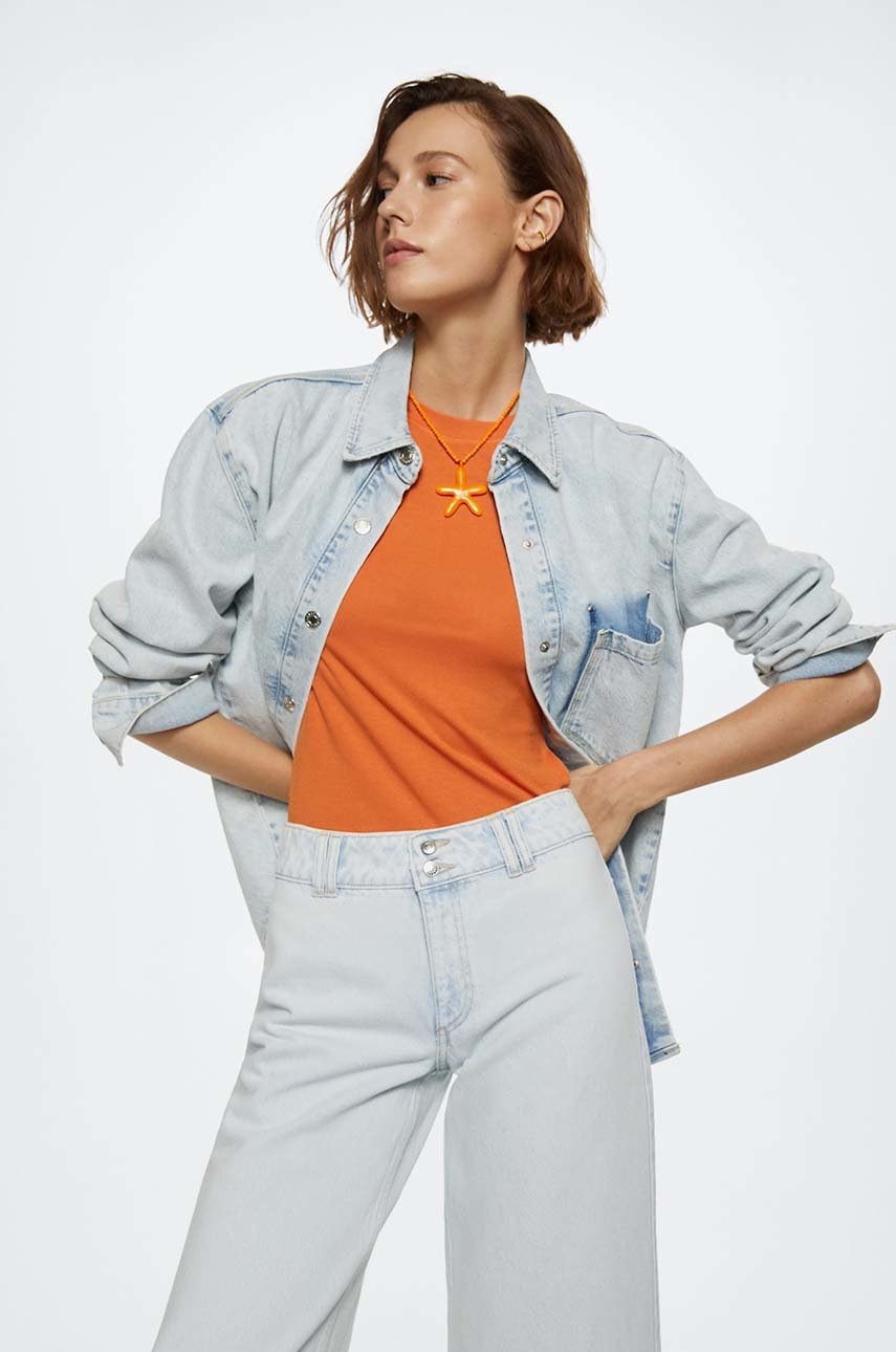 

Джинсы Mango Culotte женские средняя посадка