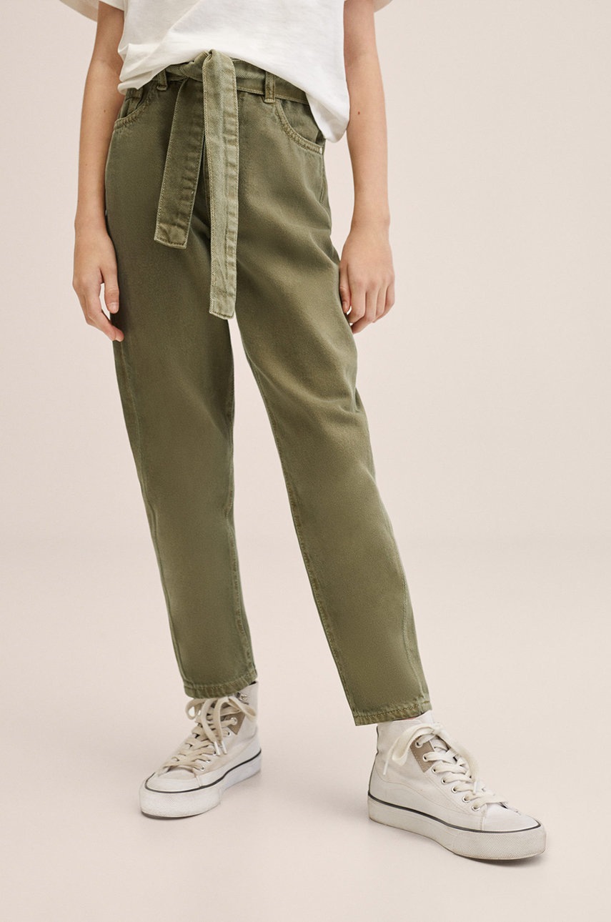 

Детски дънки Mango Kids, Кафяв