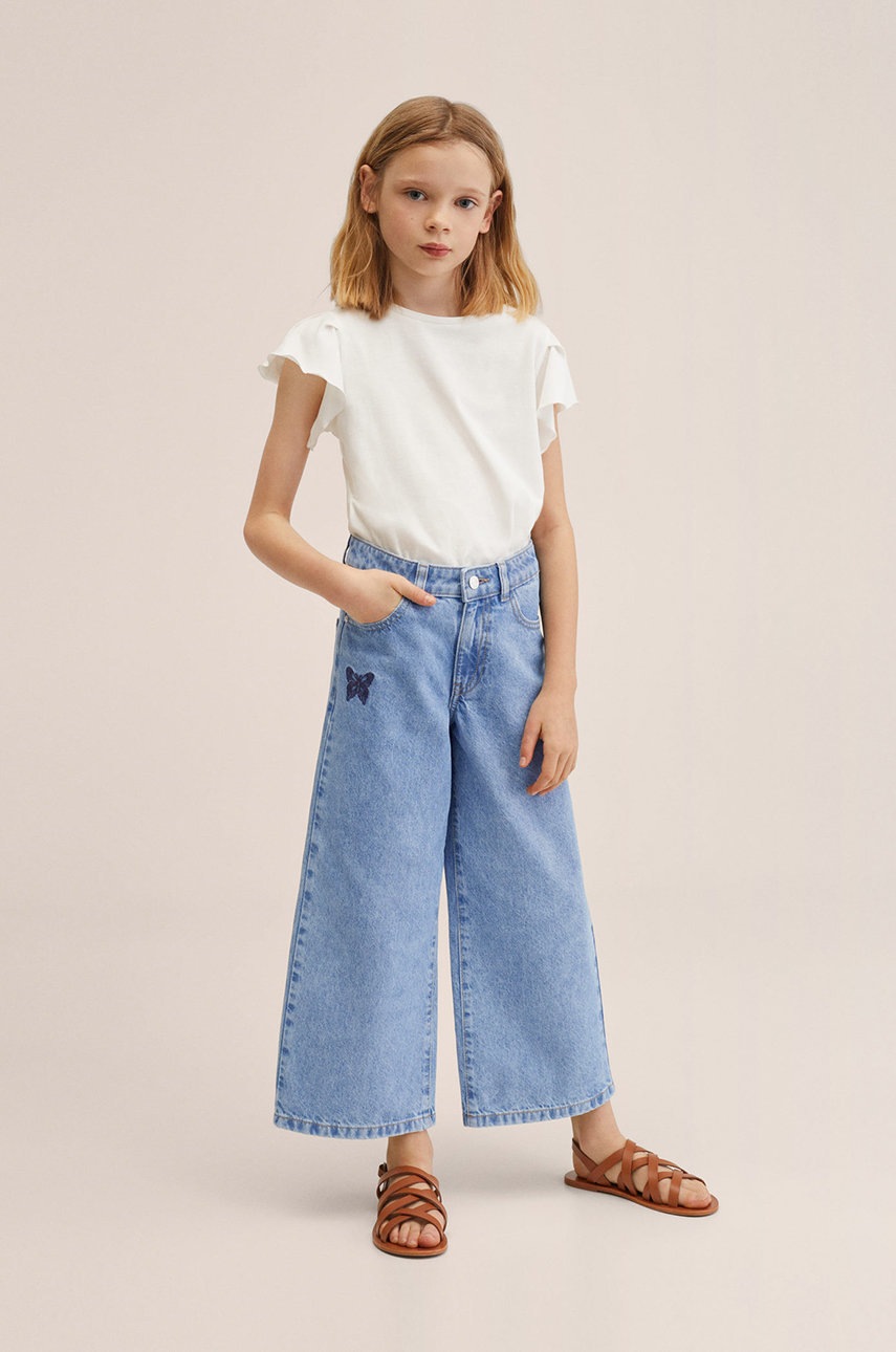 

Детски дънки Mango Kids Mariposa, Син