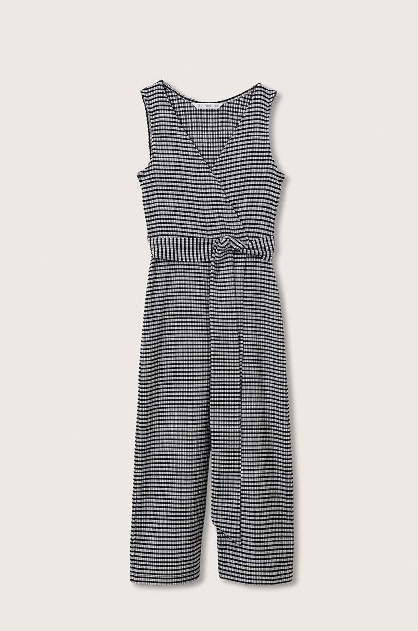 

Комбинезон Mango Gigi цвет чёрный острое декольте